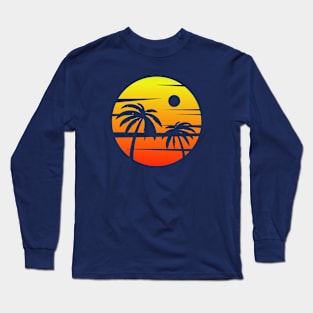 Tropical Sunset Long Sleeve T-Shirt